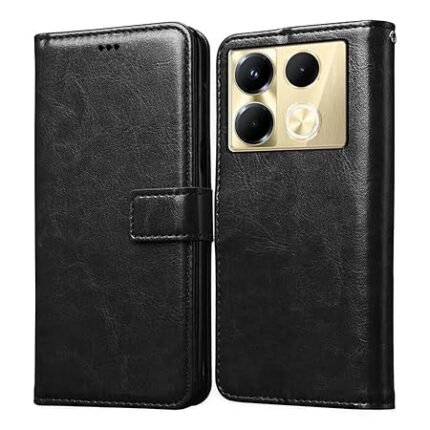 Leather Flip Cover for Infinix Note 40 Pro CaseMe