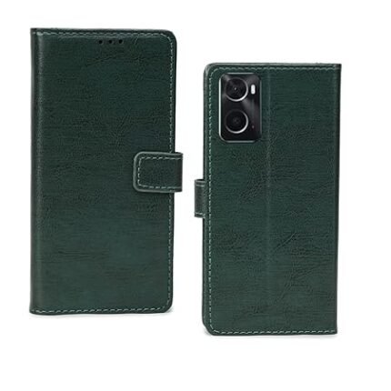 Leather Flip Cover for Oppo Reno A76 CaseMe