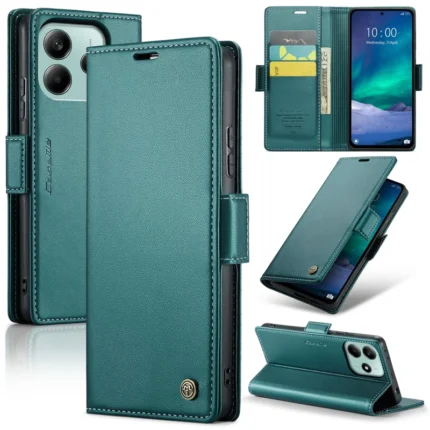 Leather Flip Cover for Redmi Note 14 CaseMe