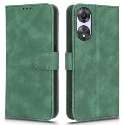 Leather Flip Cover for Oppo A58 CaseMe