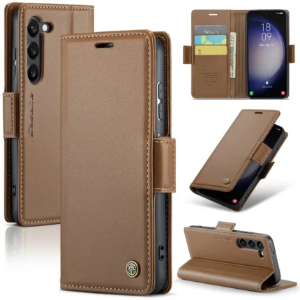 Leather Flip Cover for Samsung Galaxy S23 CaseMe