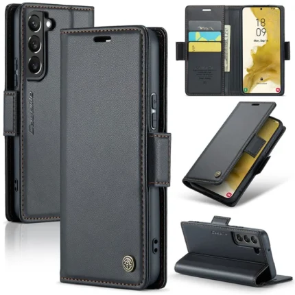 Leather Flip Cover for Samsung Galaxy S22 CaseMe
