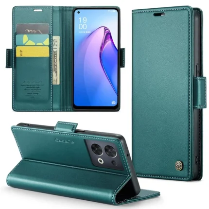 Leather Flip Cover for Oppo Reno 8 5G CaseMe