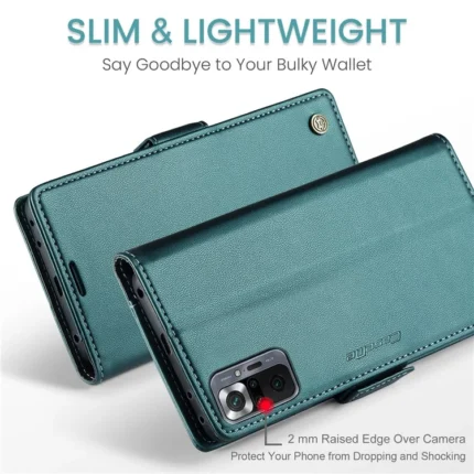 Leather Flip Cover for Redmi Note 10 Pro CaseMe