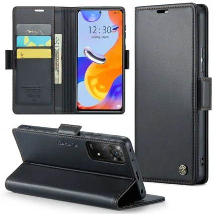 Leather Flip Cover for Redmi Note 11 Pro 4G CaseMe