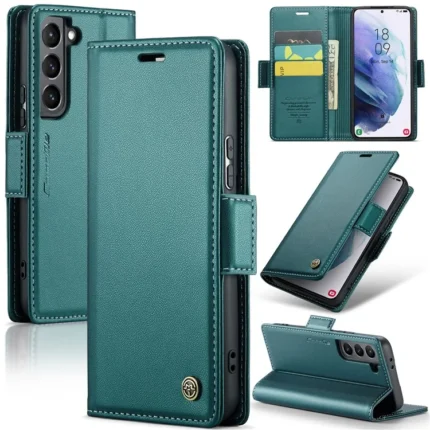 Leather Flip Cover for Samsung Galaxy S21 CaseMe