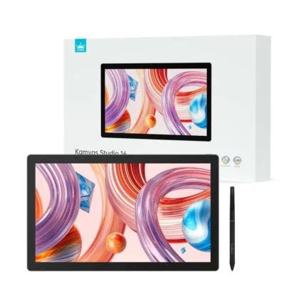 HUION Kamvas Studio 16 Pen Computer, 15.8-inch Standalone Drawing Tablet with 2.5K QHD Touch Screen, 100% Adobe RGB, Slim Pen PW550S, Windows 11 Pro, Intel Core i7, 16G RAM+512G SSD KS1601
