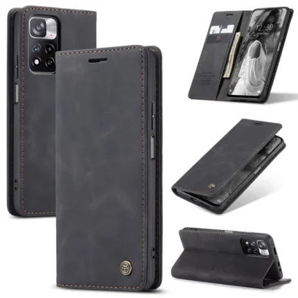 Leather Flip Cover for Redmi Note 11 Pro Plus CaseMe
