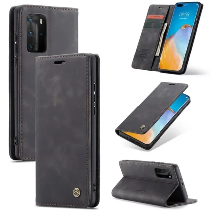Leather Flip Cover for Huawei P40 Pro CaseMe