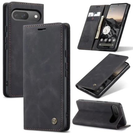 Leather Flip Cover for Google Pixel 9 CaseMe