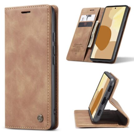 Leather Flip Cover for Google Pixel 6 Pro CaseMe
