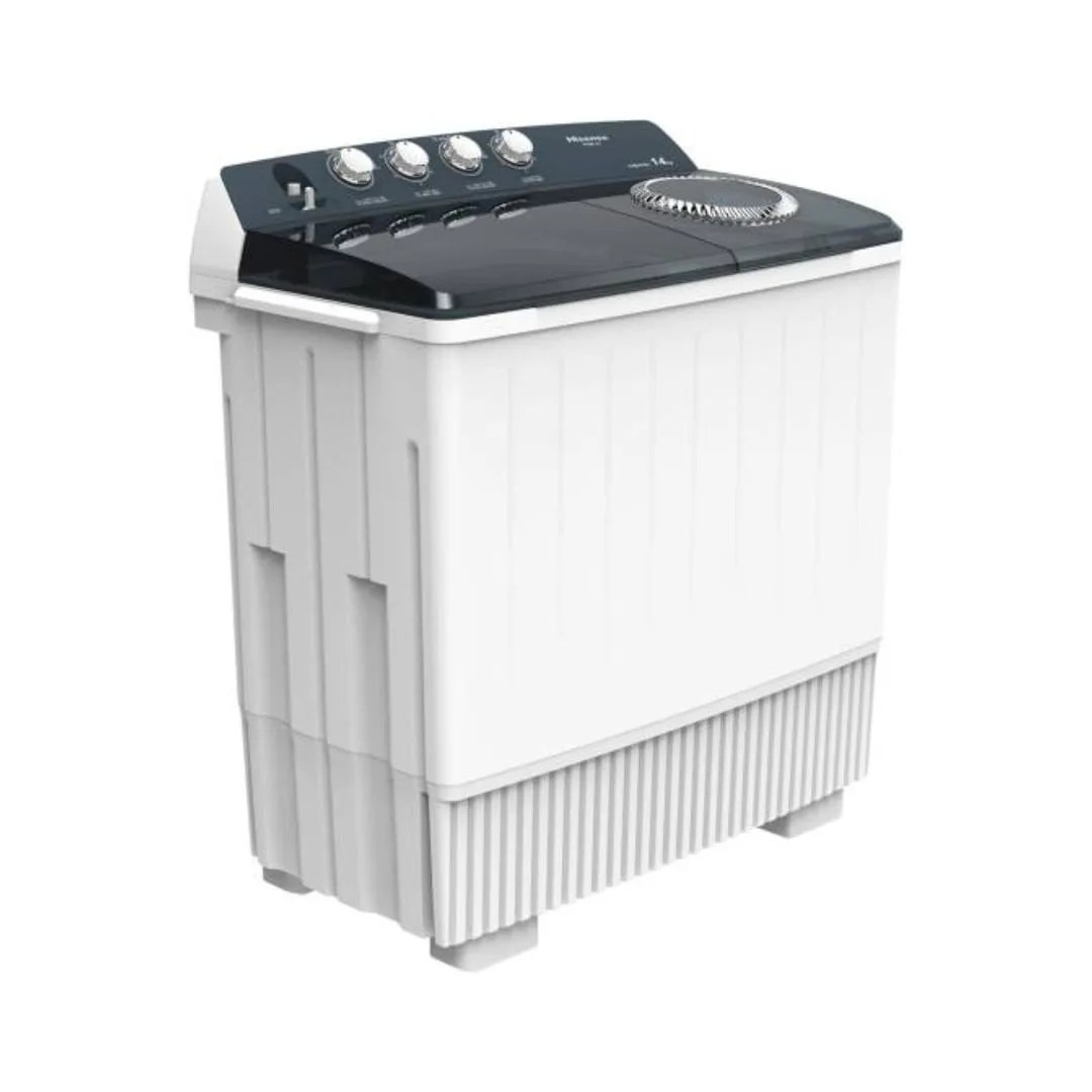 Hisense 14 Kg TwinTub Semi Automatic Washing Machine White - Yes Gadgets KE
