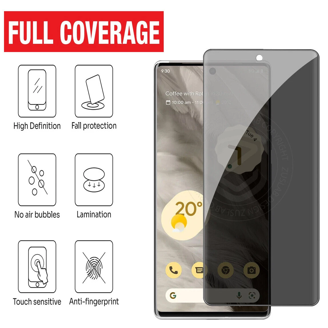 Google Pixel 7 Anti-Spy Privacy Screen Protector in Kenya - YES Gadgets Ke IMG