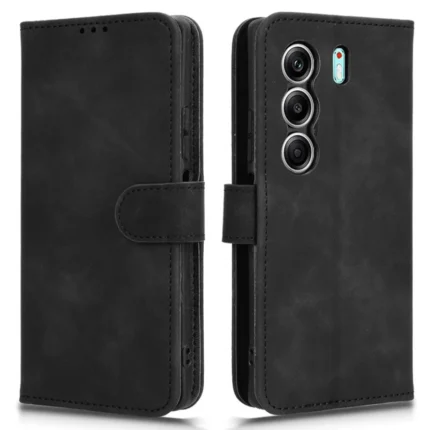 Leather Flip Cover for Tecno Camon 40 CaseMe