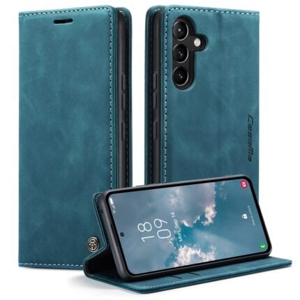 CASEME Flip Cover For Samsung Galaxy A54 5G - Blue