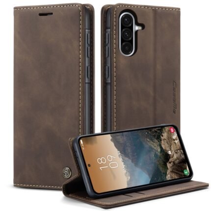 CASEME Flip Cover For Samsung Galaxy A36 5G - Coffee