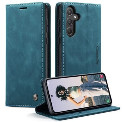 CASEME Flip Cover For Samsung Galaxy A55 5G - Blue