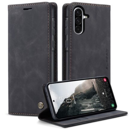 CASEME Flip Cover For Samsung Galaxy A56 5G - Black