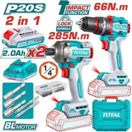 Total Cordless 2 pcs combo kit