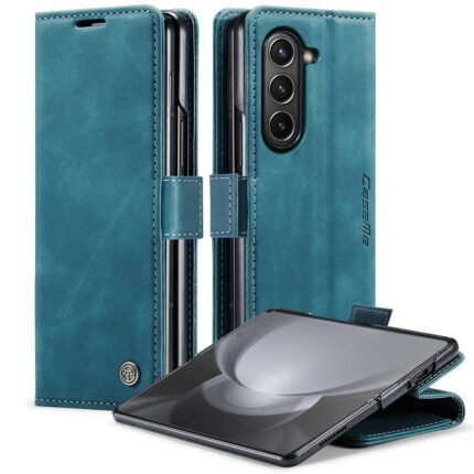 Caseme Flip Cover For Samsung Galaxy Z Fold 5 5G - Blue