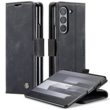 Caseme Flip Cover For Samsung Galaxy Z Fold 6 5G - Black
