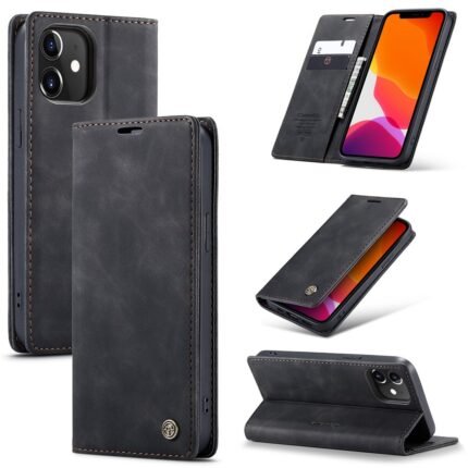 caseme Flip Cover For Iphone 12 - Black