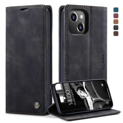 Caseme Flip Cover For Iphone 13 - Black
