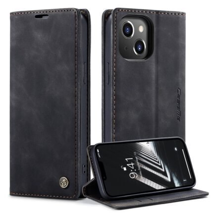 Caseme Flip Cover For Iphone 14 - Black