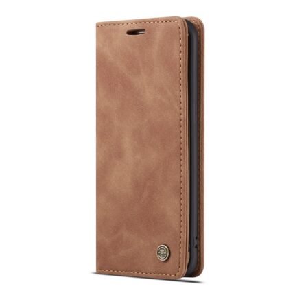 Caseme Flip Cover For Samsung Galaxy S7 Edge - Brown