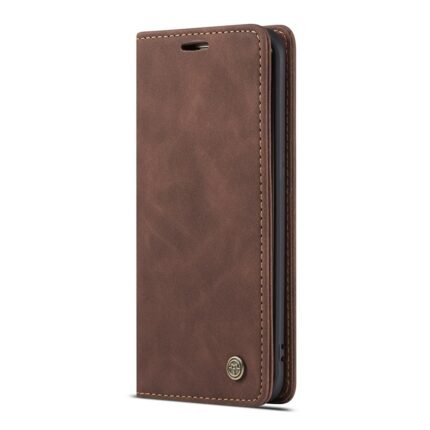 Caseme Flip Cover For Samsung Galaxy S7 Edge - Coffee