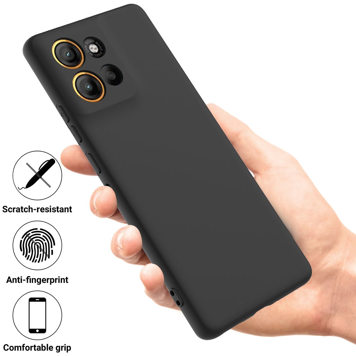 soft silicone moto g56 black 01