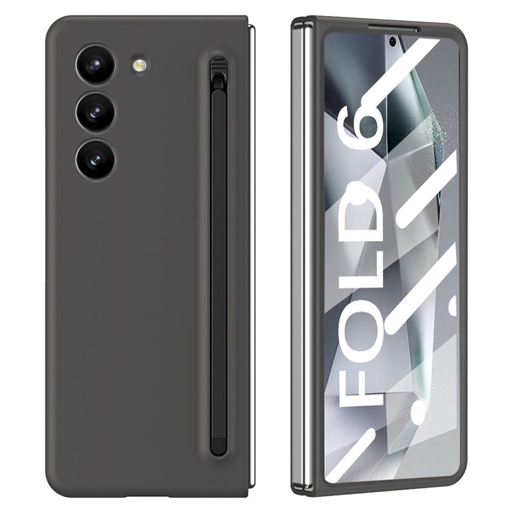 fold 6 flip case dark grey + black 01