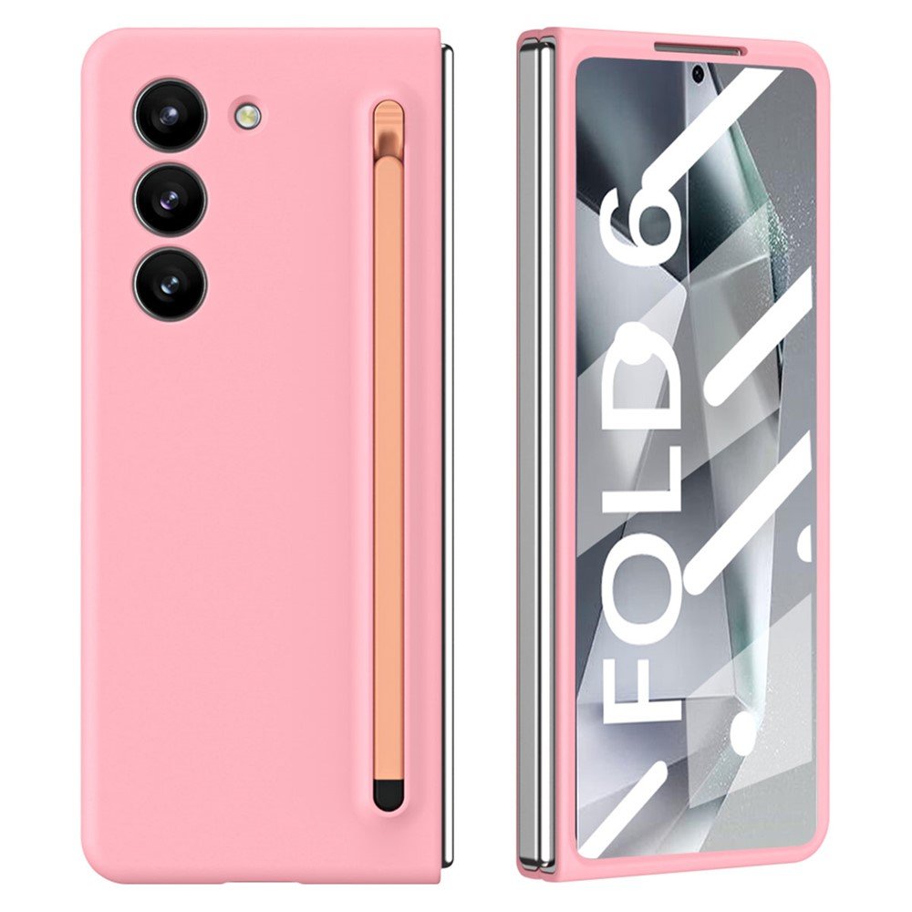 fold 6 flip case with pen pink + pink 01