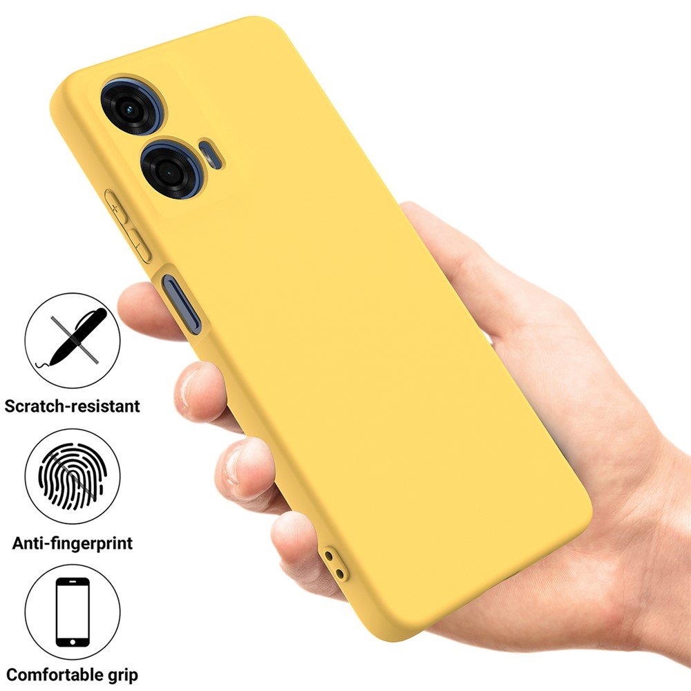 soft silicone moto g24 yellow 01