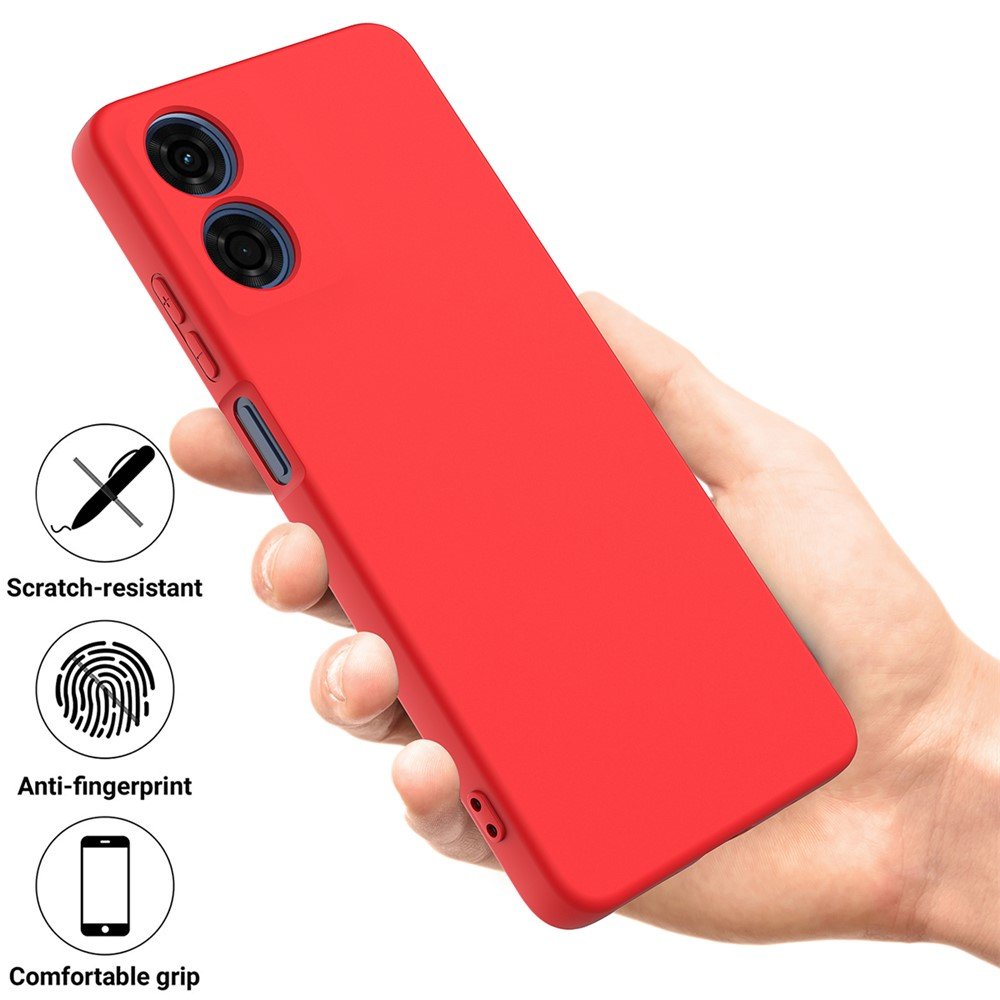 soft silicone moto go4 red 01