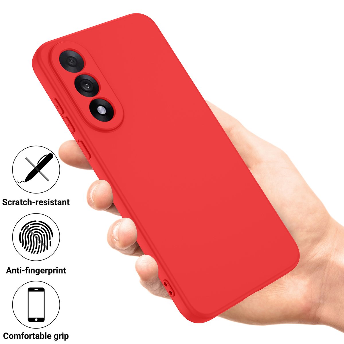 soft silicone oneplus nord 5 red 01