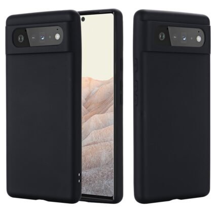Soft Silicone Case For Google Pixel 6 - Black