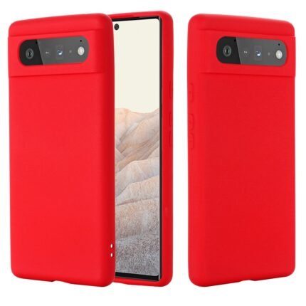 Soft Silicone Case For Google Pixel 6 - Red