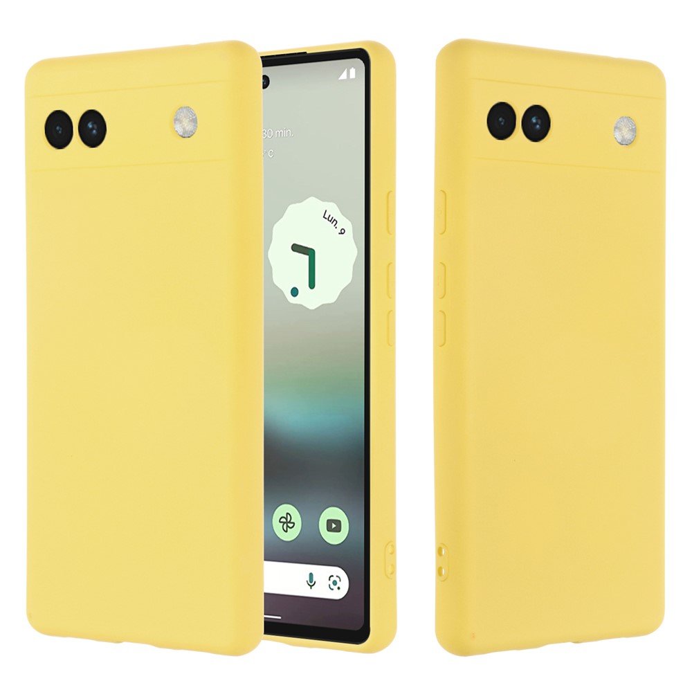 soft silicone pixel 6a yellow 01