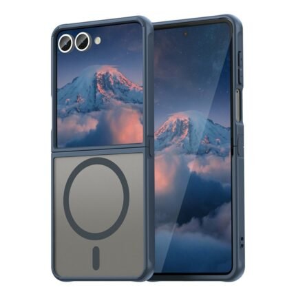 Samsung Galaxy Z Flip 7 5G XUNDD Magnetic Case Anti Drop PC + TPU Phone Cover - Blue
