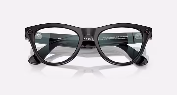 Ray-Ban Skyler Gen 1 Shiny Black-Clear (Rw4010) in Kenya - YES Gadgets KE IMG 4