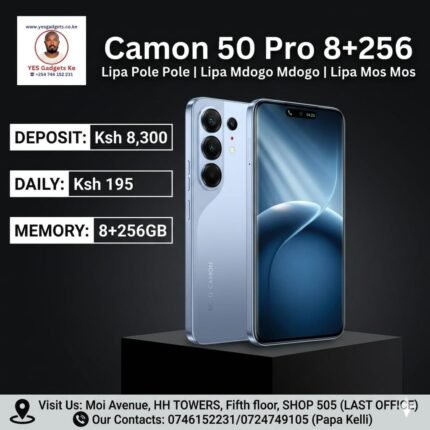 Tecno Camon 50 Pro 4G 8+256 Lipa Pole Pole | Lipa Mdogo Mdogo | Lipa Mos Mos