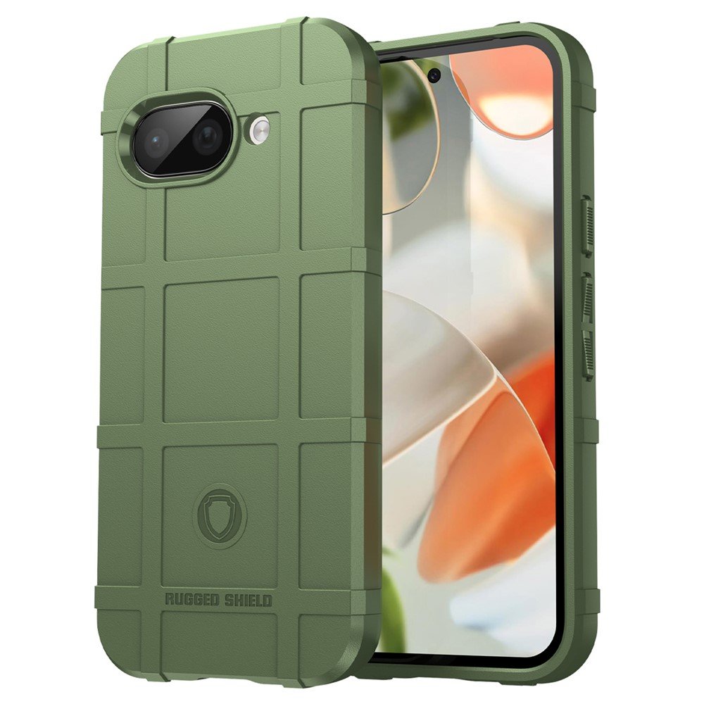 Google Pixel 9a rugged case green 01