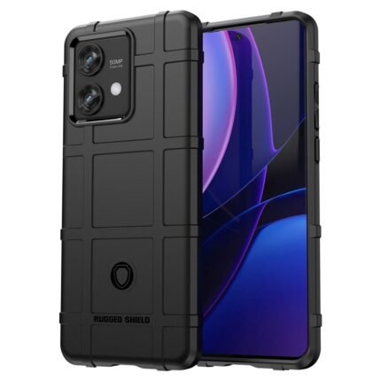Motorola Edge 40 Neo 5G Case Rugged Grid Design - Black