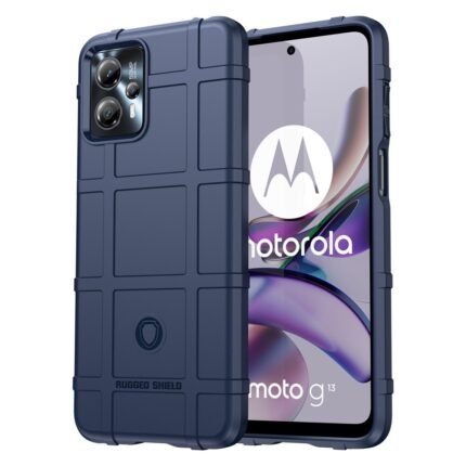 Motorola Moto G23 4G Case Rugged Grid Design - Blue