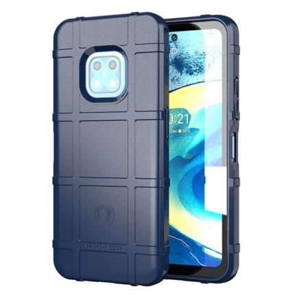 Nokia XR20 Case Rugged Grid Design - Blue
