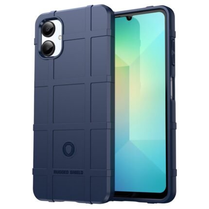 Samsung Galaxy A06 4G Case Rugged Grid Design - Blue