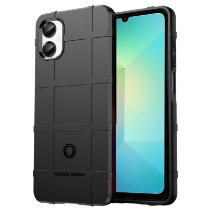 Samsung Galaxy A06 5G Case Rugged Grid Design - Black
