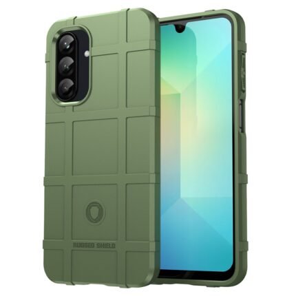 Samsung Galaxy A26 5G Case Rugged Grid Design - Green