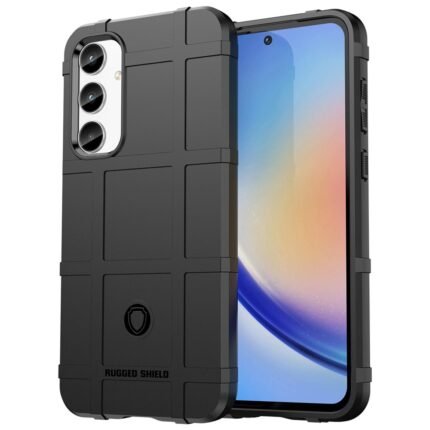 Samsung Galaxy A35 5G Case Rugged Grid Design - Black